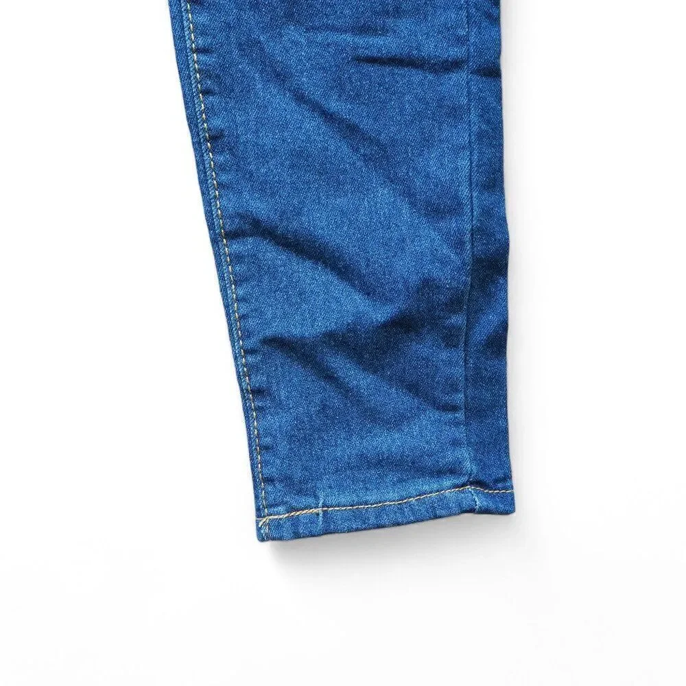 Vintage Unbranded Skinny‎ Leg Distressed Overalls Women's Medium (M)